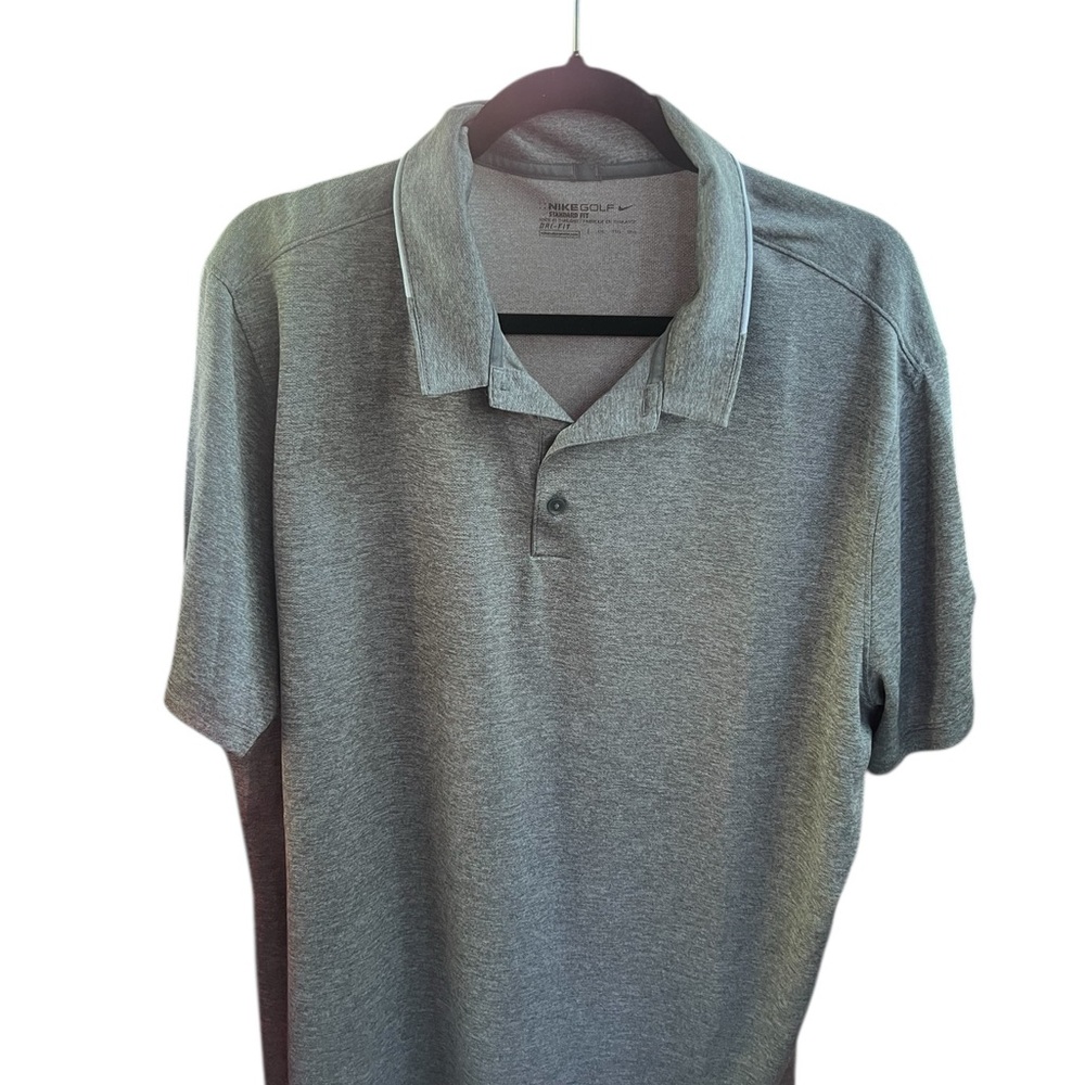 Nike Gray Polo Shirt Classic Fit